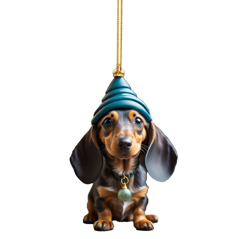 🎄Dog Christmas tree ornament✨Hanging dog ornaments