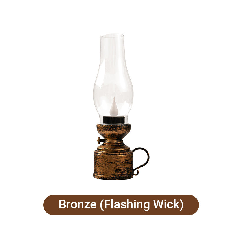 Halloween Carnival Nightš„š„LED Vintage Kerosene Lamp Electronic Swing Candle