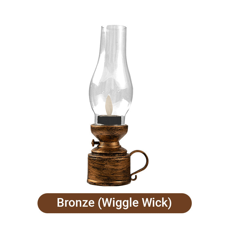 Halloween Carnival Nightš„š„LED Vintage Kerosene Lamp Electronic Swing Candle