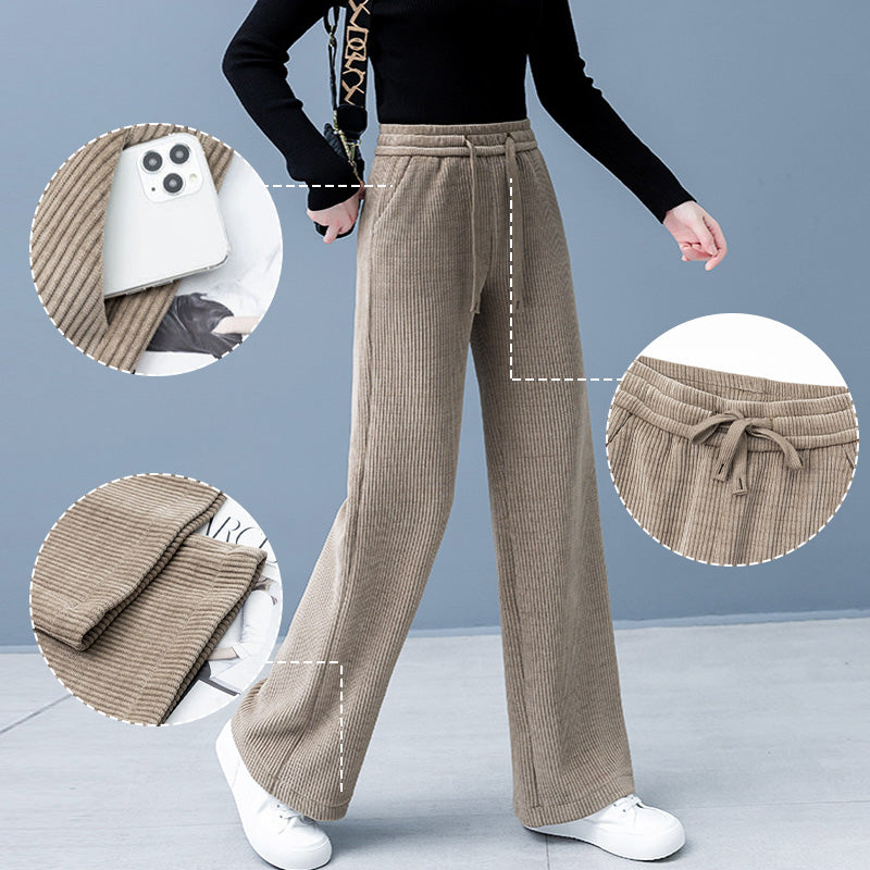 🔥✨Autumn Sale 50% OFF🎁Cozy Chic Wide-Leg Drawstring Pants