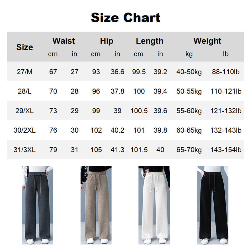 🔥✨Autumn Sale 50% OFF🎁Cozy Chic Wide-Leg Drawstring Pants