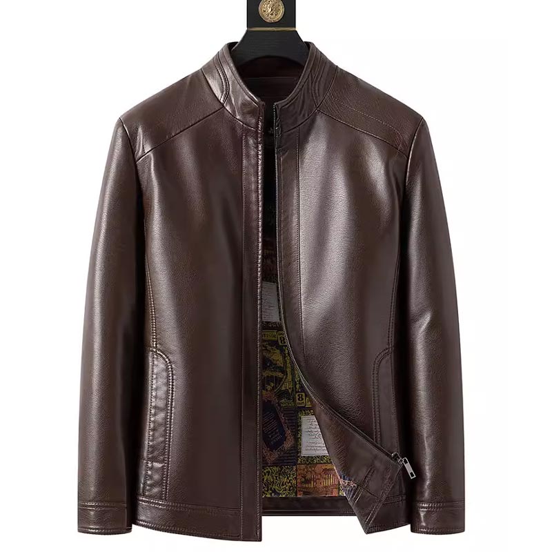 ✨New Arrival✨Men’s Warm Plush Lining Leather Jacket