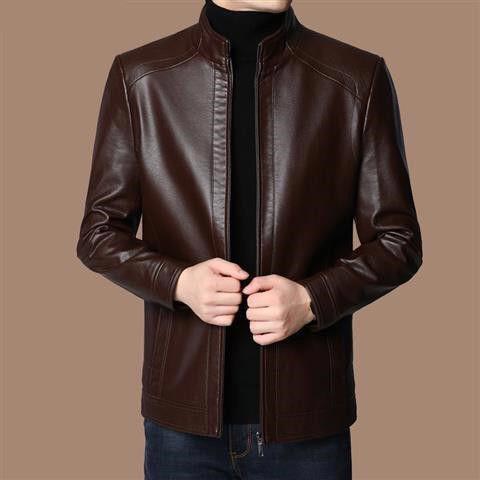 ✨New Arrival✨Men’s Warm Plush Lining Leather Jacket