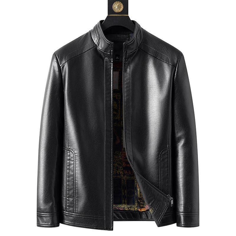 ✨New Arrival✨Men’s Warm Plush Lining Leather Jacket