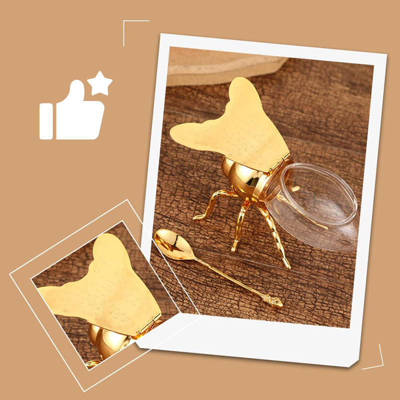 🍯Creative retro honey jar in the shape of a bee