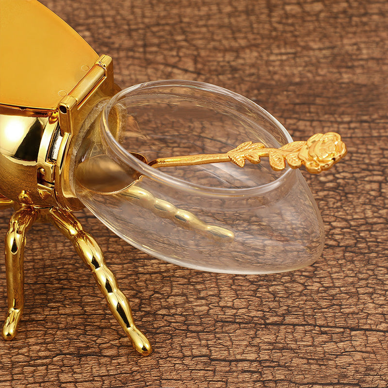 🍯Creative retro honey jar in the shape of a bee