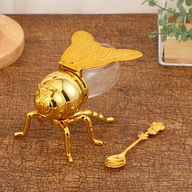🍯Creative retro honey jar in the shape of a bee