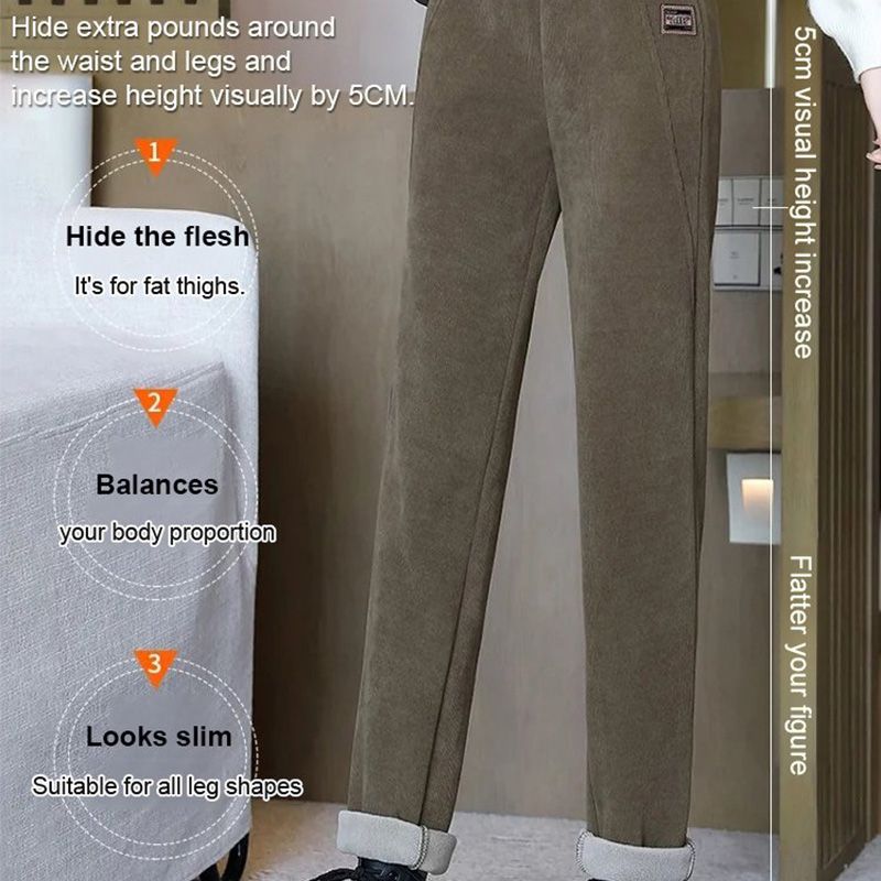 ๐ Women's High-waist Warm Fleece-lined Pants