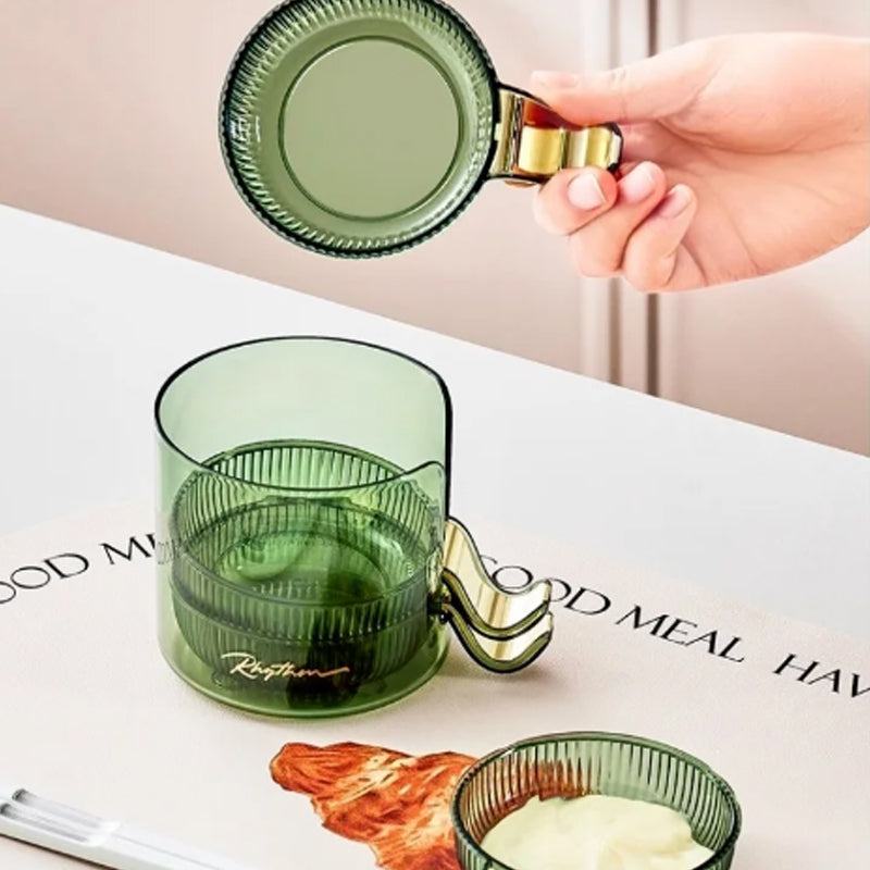 🧑🍳🧑🍳Kitchen Essentials🍽️ Clear Small Dipping Dish with Handle