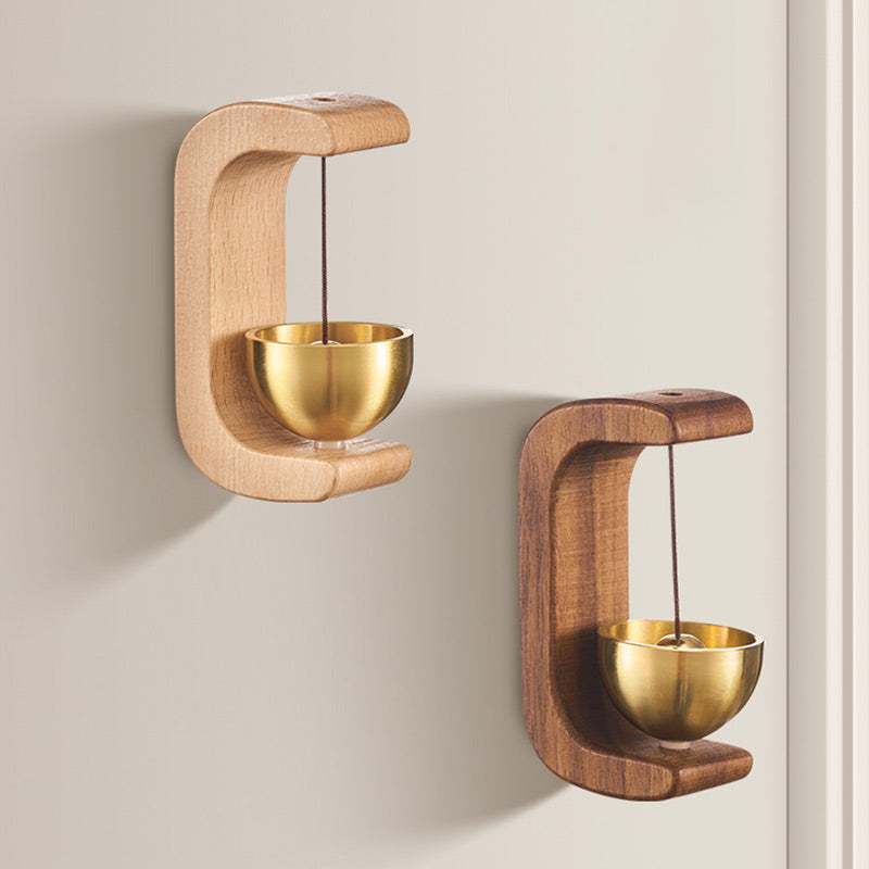 š„2025 HOT SALEš„ Magnetic Wooden Wind Chime Doorbell Decoration