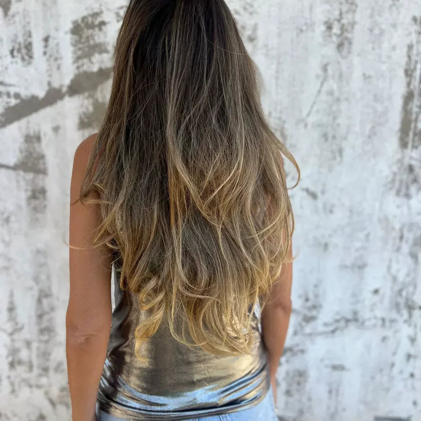 Shimmer Metallic Tank Top