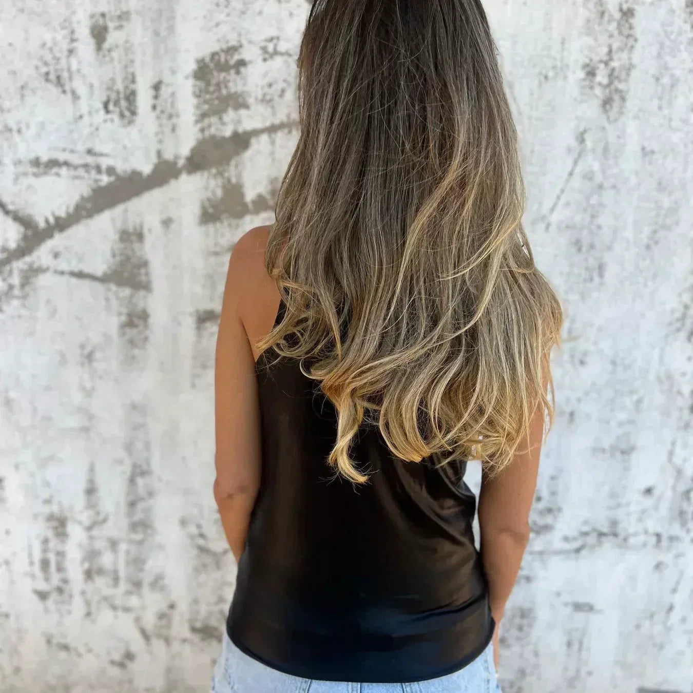 Shimmer Metallic Tank Top