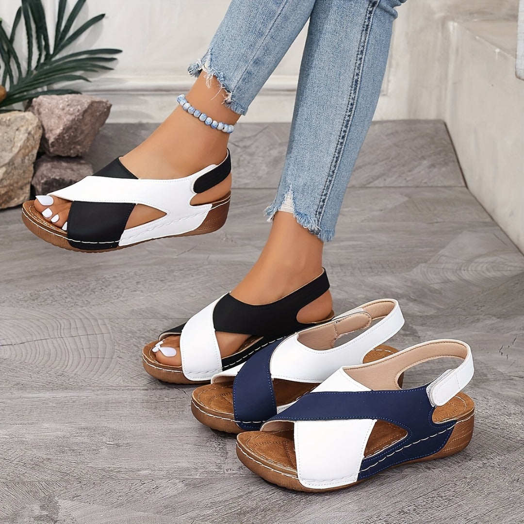 π₯ Women's Ultra Comfortable Slope Heel Orthopaedic Sandals