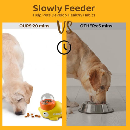 🏆Flash Sale⚡Little Yellow Duck Pet Feeder - Interactive Pecking Fun for Kids!