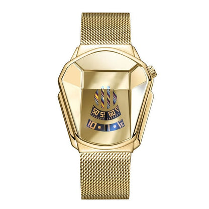 Men's Wrist Watch Stainless Steel Technology Fashion Quartz Watch