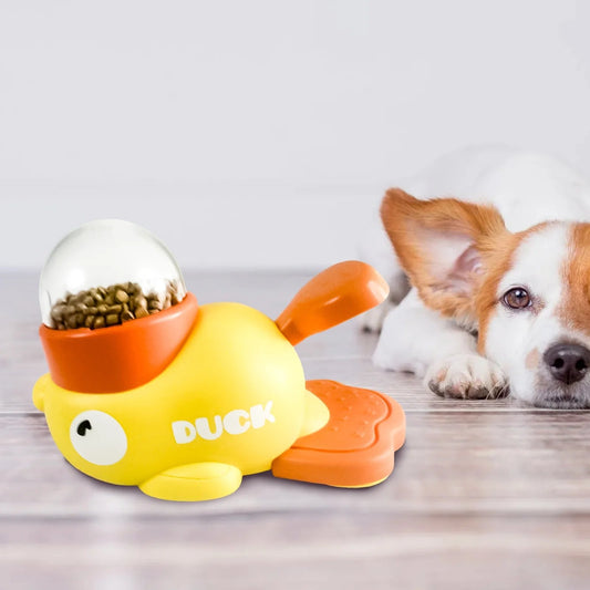 🏆Flash Sale⚡Little Yellow Duck Pet Feeder - Interactive Pecking Fun for Kids!