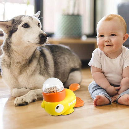 🏆Flash Sale⚡Little Yellow Duck Pet Feeder - Interactive Pecking Fun for Kids!
