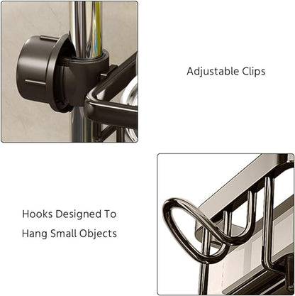 Sink Drain Rack Sponge Storage