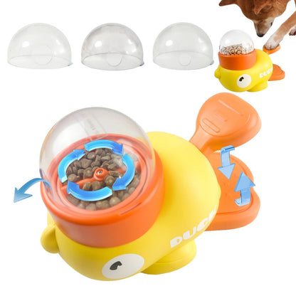 🏆Flash Sale⚡Little Yellow Duck Pet Feeder - Interactive Pecking Fun for Kids!