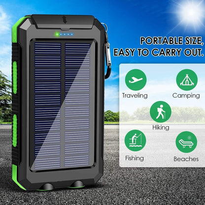 📢🔥Hot Sale🔥Waterproof Solar Power Bank