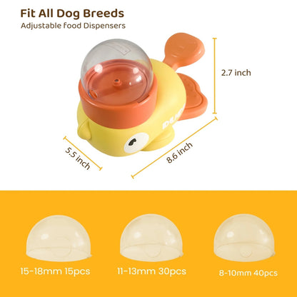 🏆Flash Sale⚡Little Yellow Duck Pet Feeder - Interactive Pecking Fun for Kids!