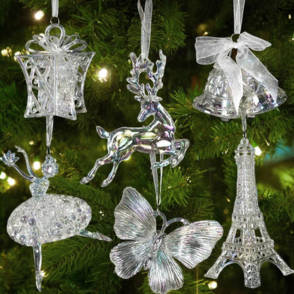 Christmas Clear Seven Colorful Decoration Pendant 🎄 (Warm Gift 🎁)