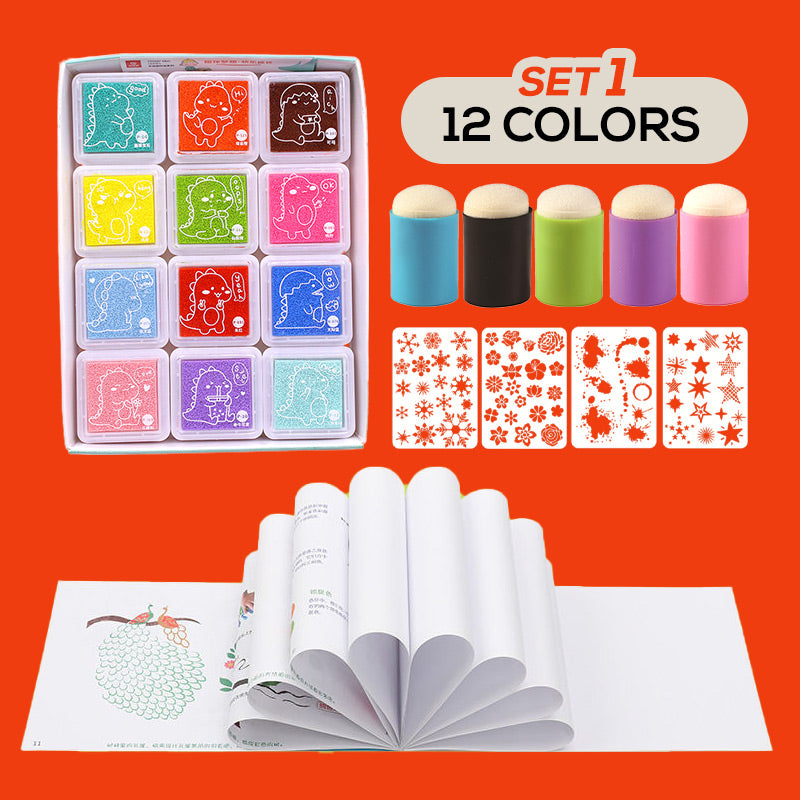 DIY Sponge Finger Painting Kit