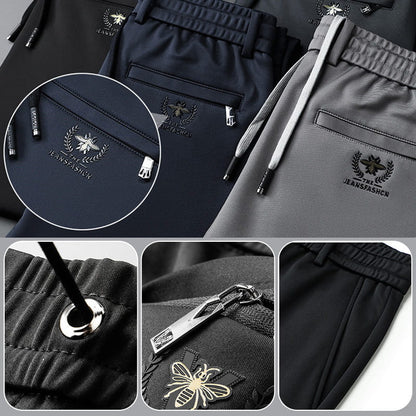 🔥HOT SALE 🔥Men's Non-iron Mercerised Stretch Cotton Breathable Casual Sweatpants【Buy 2 free shipping】