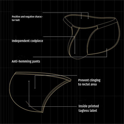 Sexy & Clear Low-rise Briefs for Men【Buy 5 Get 2 Free】
