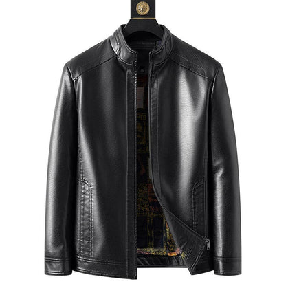 ✨New Arrival✨Men’s Warm Plush Lining Leather Jacket