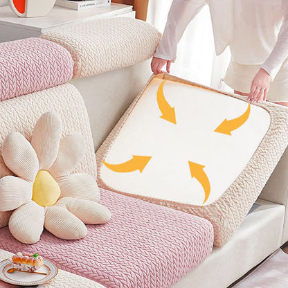 3D Jacquard Stretch Full Wrap Sofa Cover